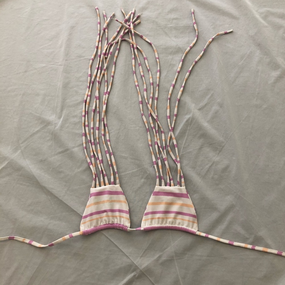 Stone fox strappy triangle top